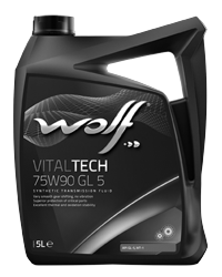 WOLF VITALTECH 75W90 GL 5 , трансмиссионное масло, синтетическое (1л)