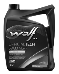 WOLF OFFICIALTECH 5W30 MS-F, моторное масло, синтетическое (1л)