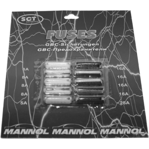 ПРЕДОХРАНИТЕЛИ  MANNOL SCT 9504 с/оGBC 2101(блистер)(к-т)